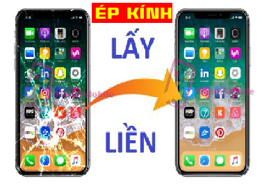 Hình 1: Ép kính lấy liền tại Giang Biên Hà Nội